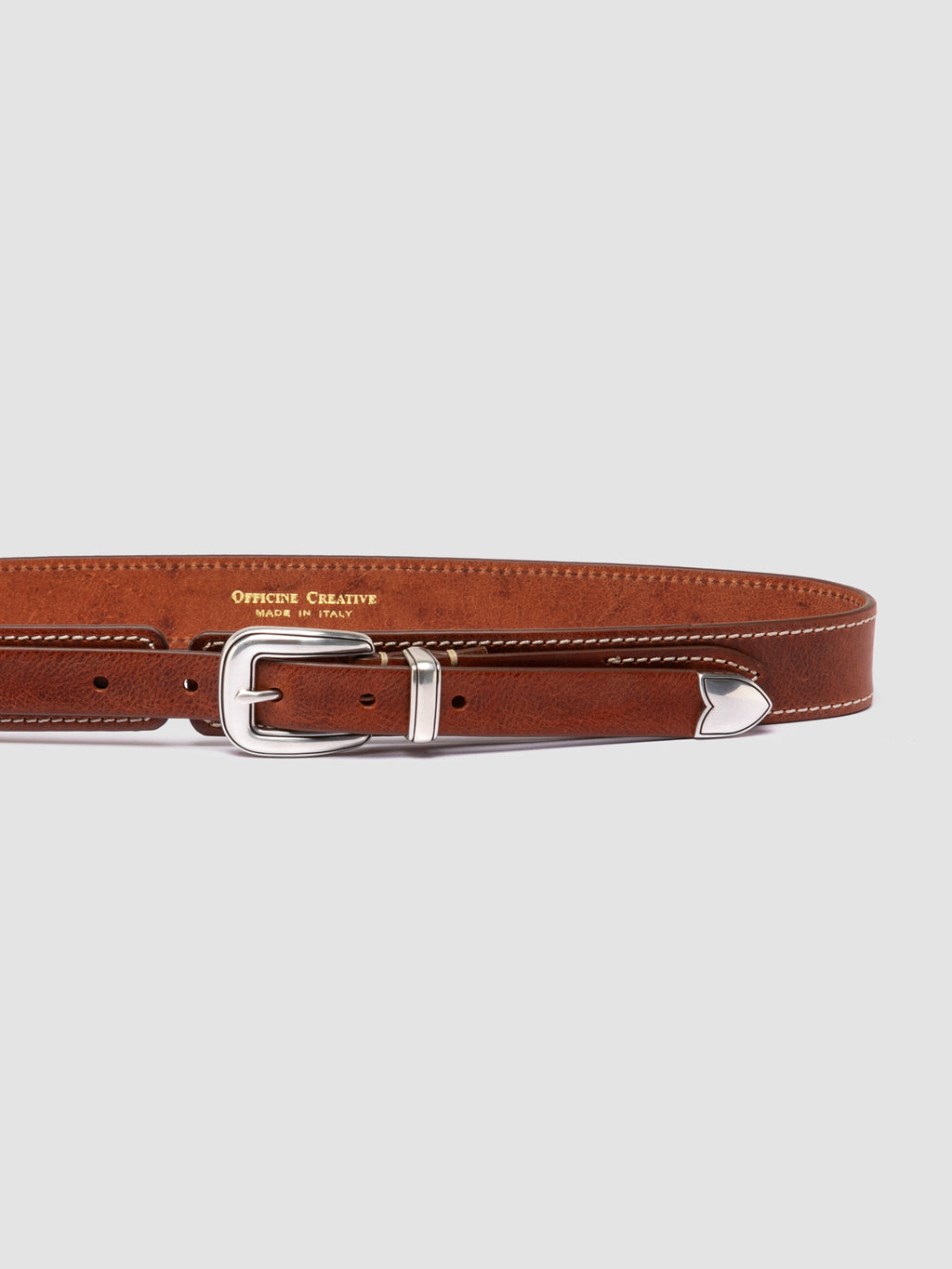 OC STRIP 097 - Cintura in Pelle Marrone