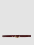 OC STRIP 099 - Cintura in Pelle Bordeaux