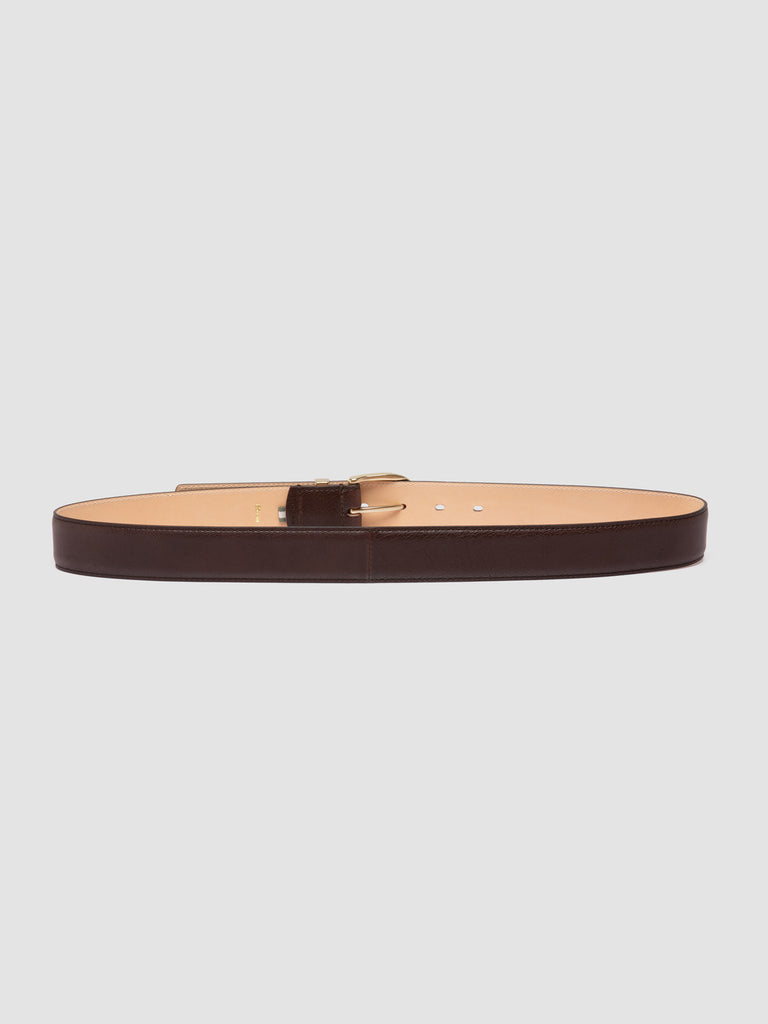 OC STRIP 100 - Cintura in Pelle Marrone