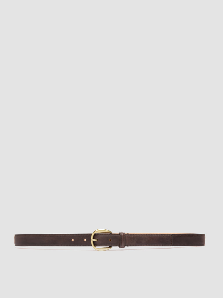 OC STRIP 102 - Cintura in Pelle Marrone