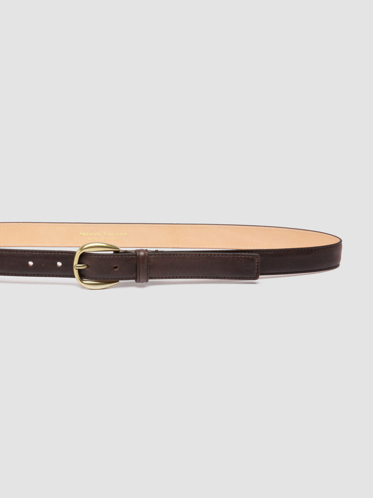 OC STRIP 102 - Cintura in Pelle Marrone