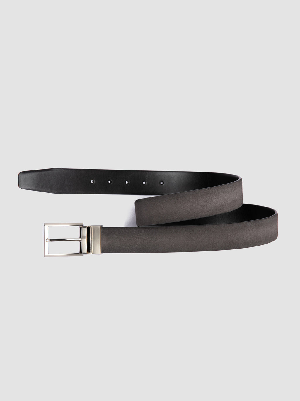 3OC STRIP 108 - Cintura in Pelle Nera - image 4,side view