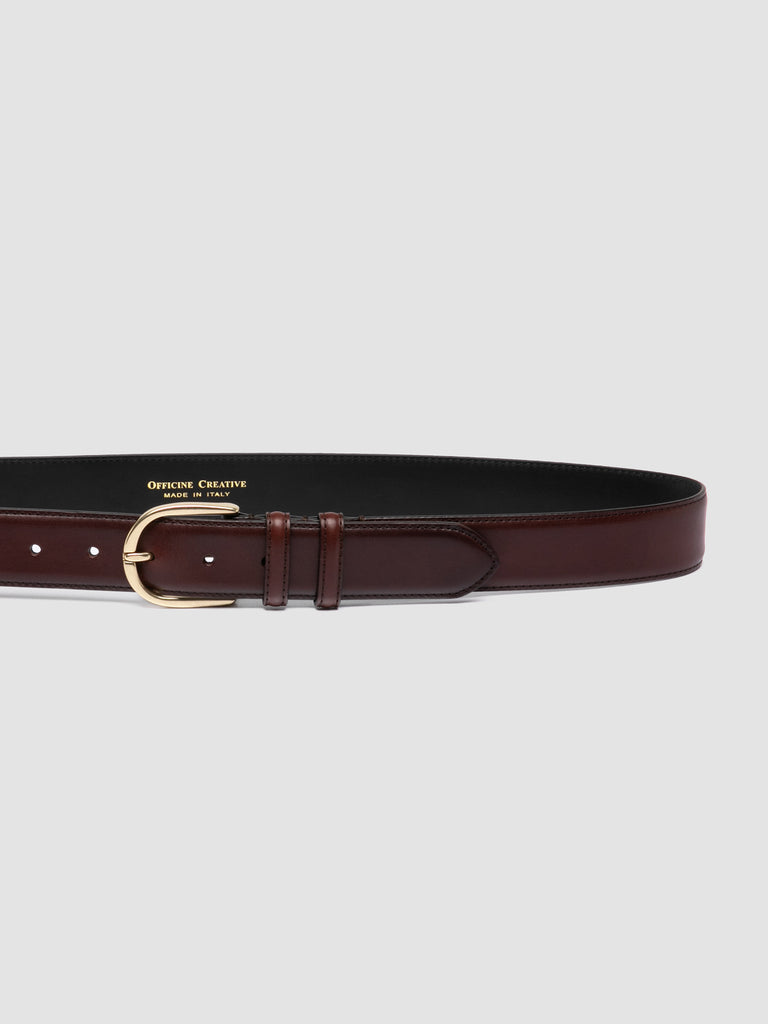 OC STRIP 105 - Cintura in Pelle Marrone