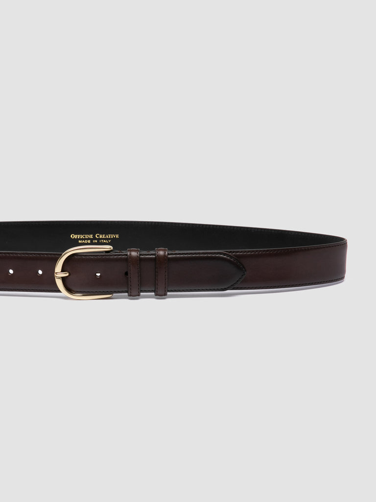 OC STRIP 105 - Cintura in Pelle Marrone