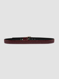 OC STRIP 46 - Burgundy Leather Belt Officine Creative - 3