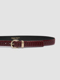 OC STRIP 46 - Burgundy Leather Belt Officine Creative - 4