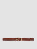 OC STRIP 46 - Cintura in Pelle Marrone