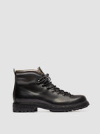3164 07 - Stivali Stringati in Pelle Grigia