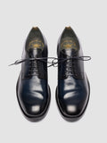 ACADEMIA 001 - Scarpe Derby in Pelle Blu - thumb image 2,side view