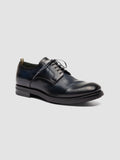 ACADEMIA 001 - Scarpe Derby in Pelle Blu - thumb image 3,side view
