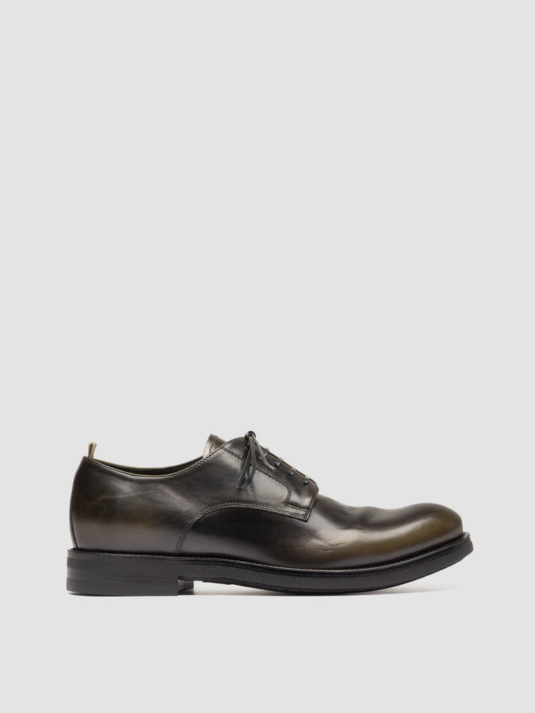 ACADEMIA 001 - Scarpe Derby in Pelle Nera