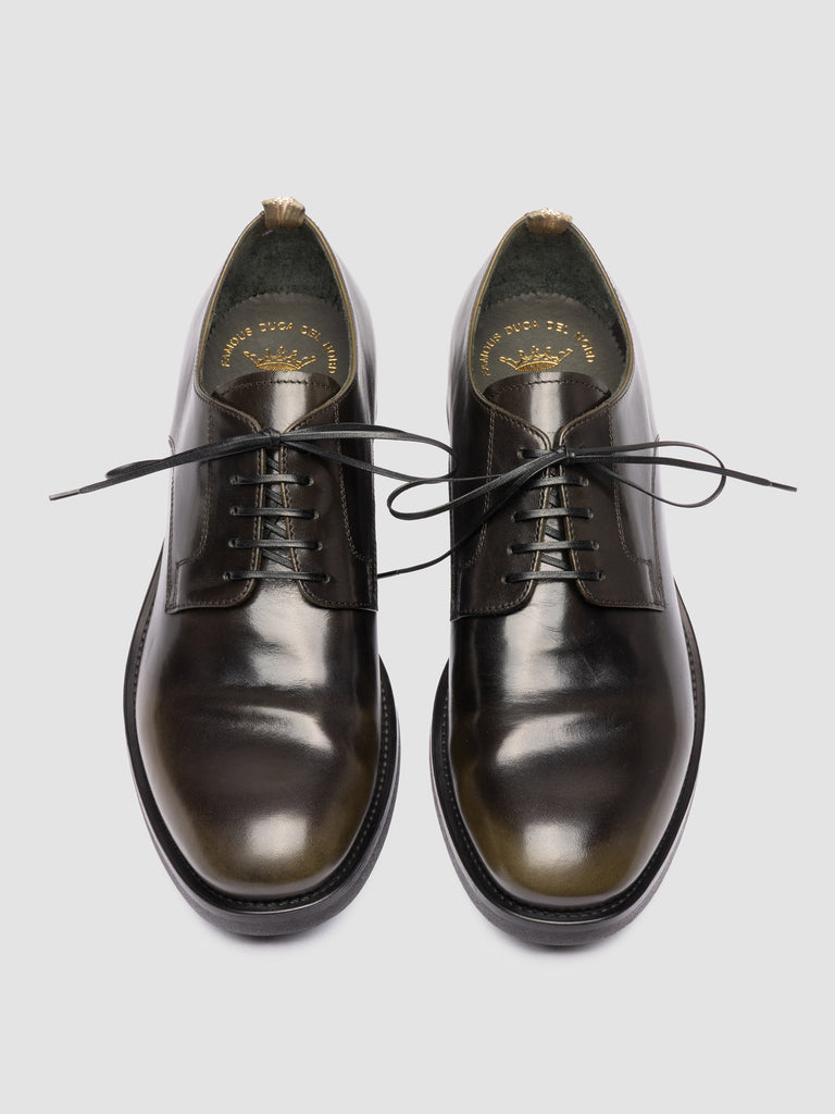 ACADEMIA 001 - Black Leather Derby Shoes