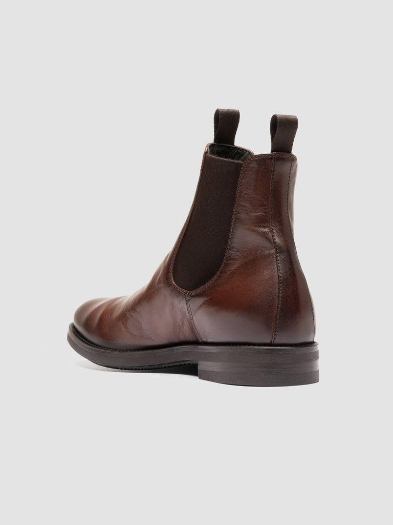 ACADEMIA 002 - Brown Leather Chelsea Boots