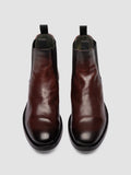 ACADEMIA 002 - Stivaletti Chelsea in Pelle Bordeaux - thumb image 2,side view