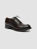 ADMIRAL 013 - Scarpe Derby in Pelle Marrone - thumb image 3,side view