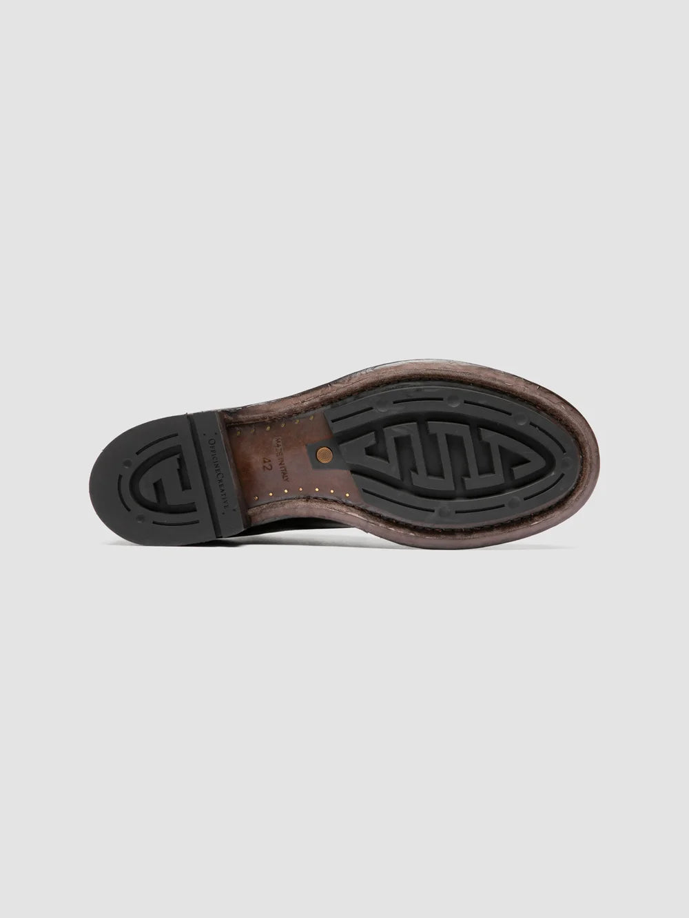 ADMIRAL 013 - Scarpe Derby in Pelle Marrone - image 5,side view