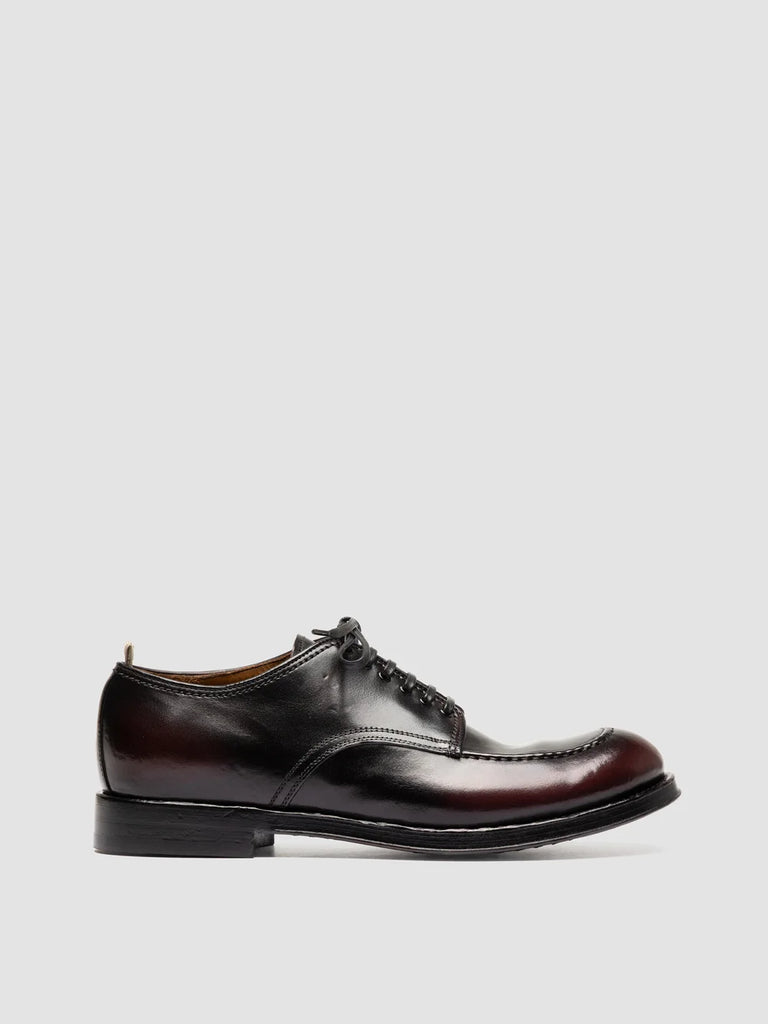 ADMIRAL 013 - Scarpe Derby in Pelle Bordeaux