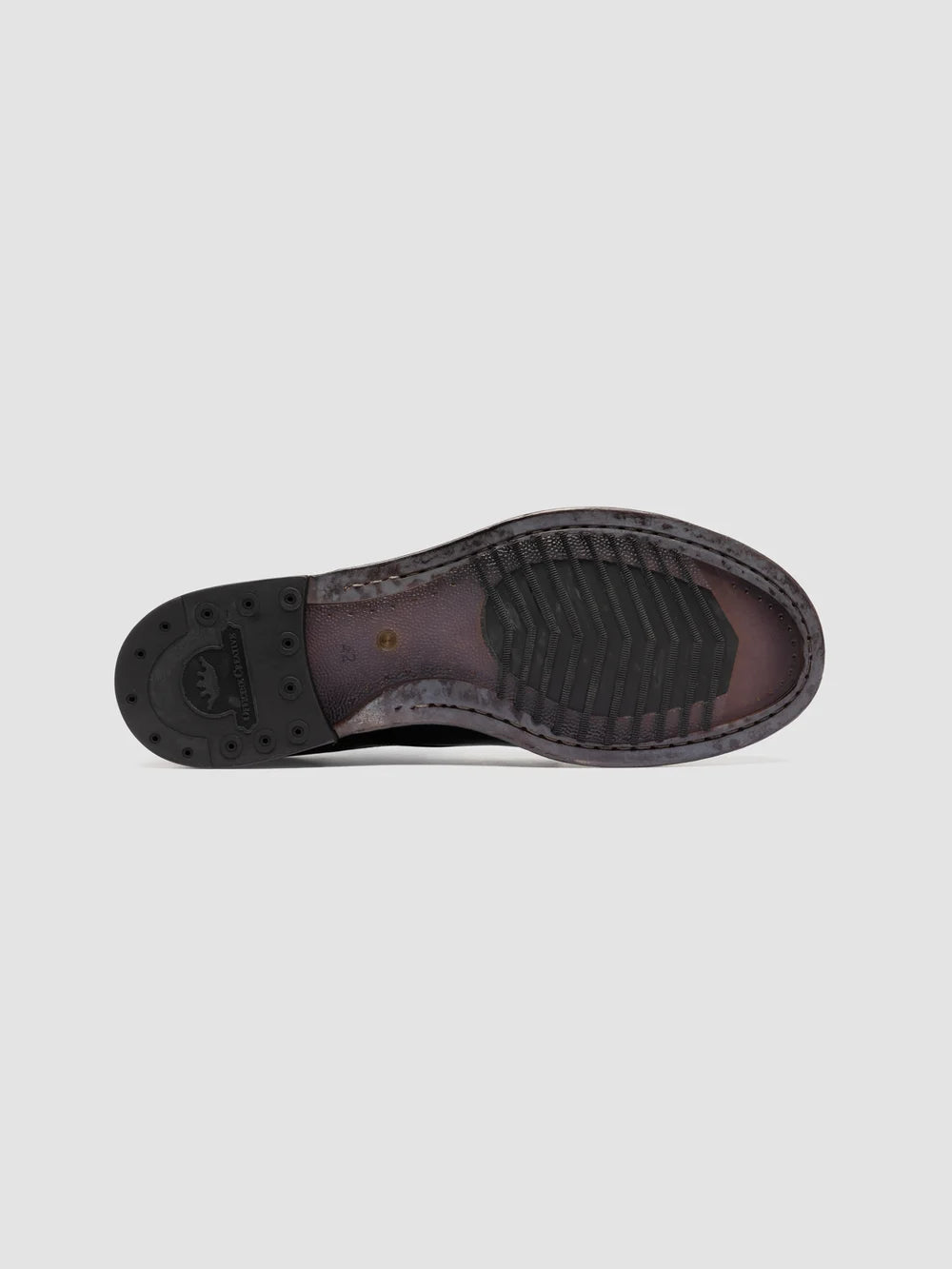 ADMIRAL 013 - Scarpe Derby in Pelle Bordeaux - image 5,side view
