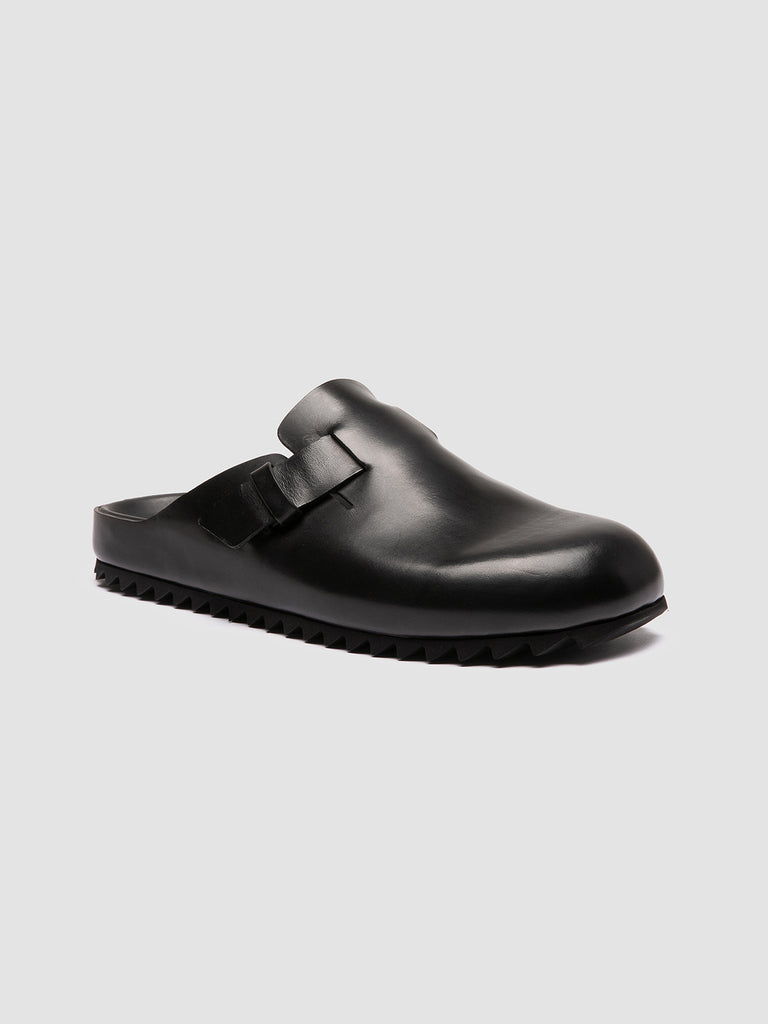 AGORÀ 012 - Sabot in Pelle Nera