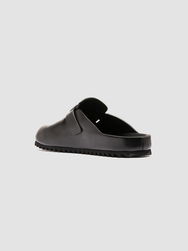 AGORÀ 012 - Sabot in Pelle Nera