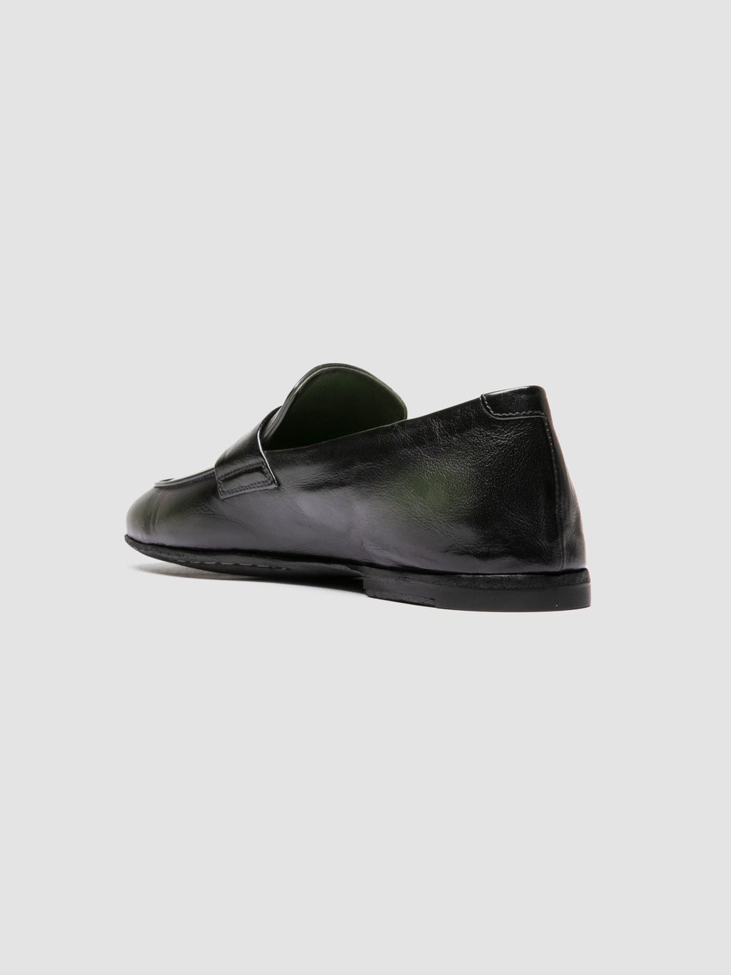 AIRTO DD 001 - Black Leather Penny Loafers - image 4,side view