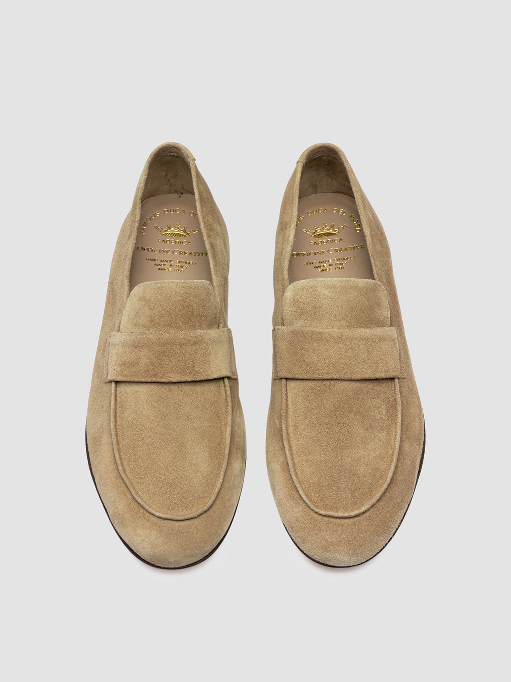 AIRTO 001 - Beige Suede Loafers - image 2,side view