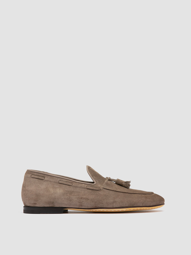 AIRTO 013 - Taupe Suede Tassel Loafers Men Officine Creative - 1