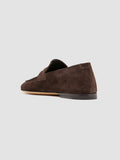 AIRTO 017 - Mocassini Penny in Pelle Scamosciata Marrone - thumb image 4,side view