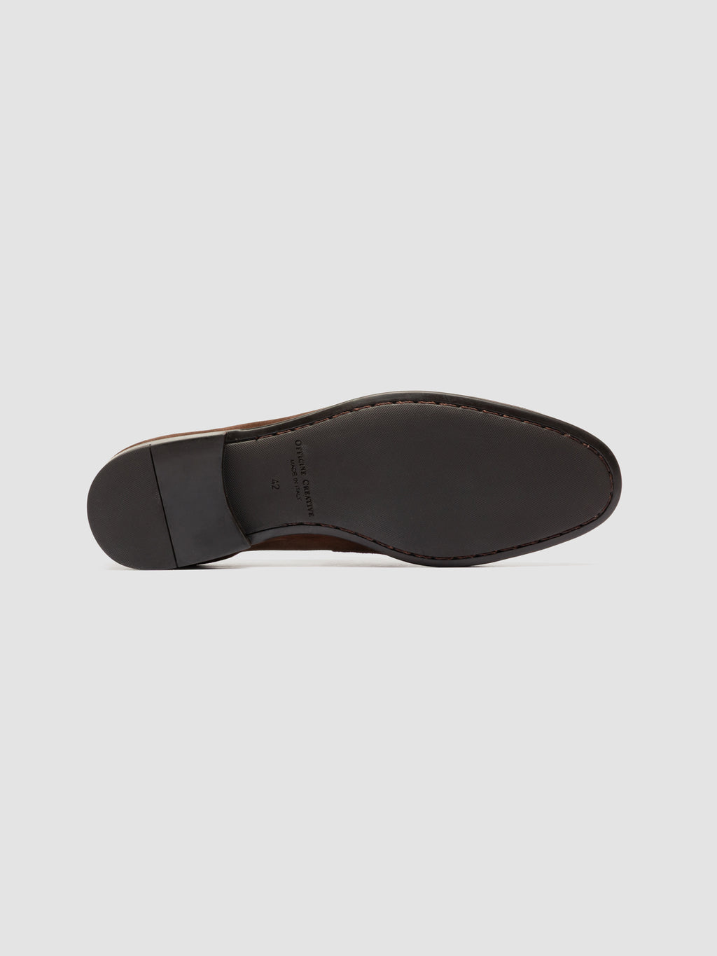 AIRTO RUBBER 001 - Brown Leather Penny Loafers - image 5,side view