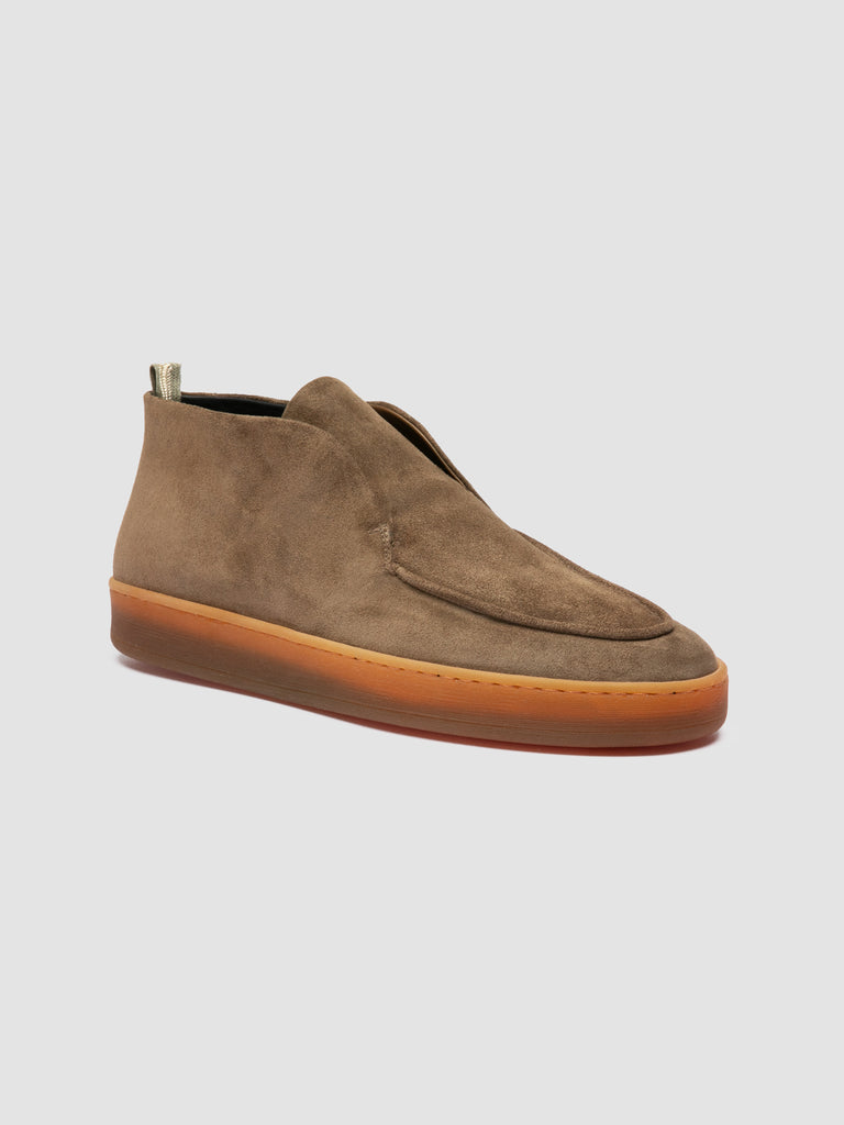 AMBRIE 002 - Stivali Chukka in Pelle Scamosciata Marrone