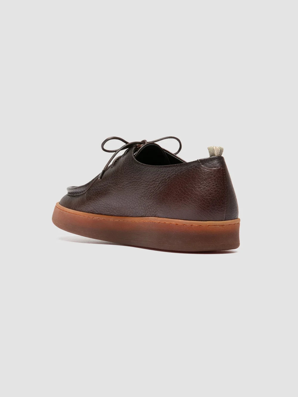 AMBRIE 003 - Scarpe Derby in Pelle Marrone - image 4,side view