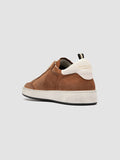 THE ANSWER 002 - Sneaker Basse in Camoscio e Pelle Marrone