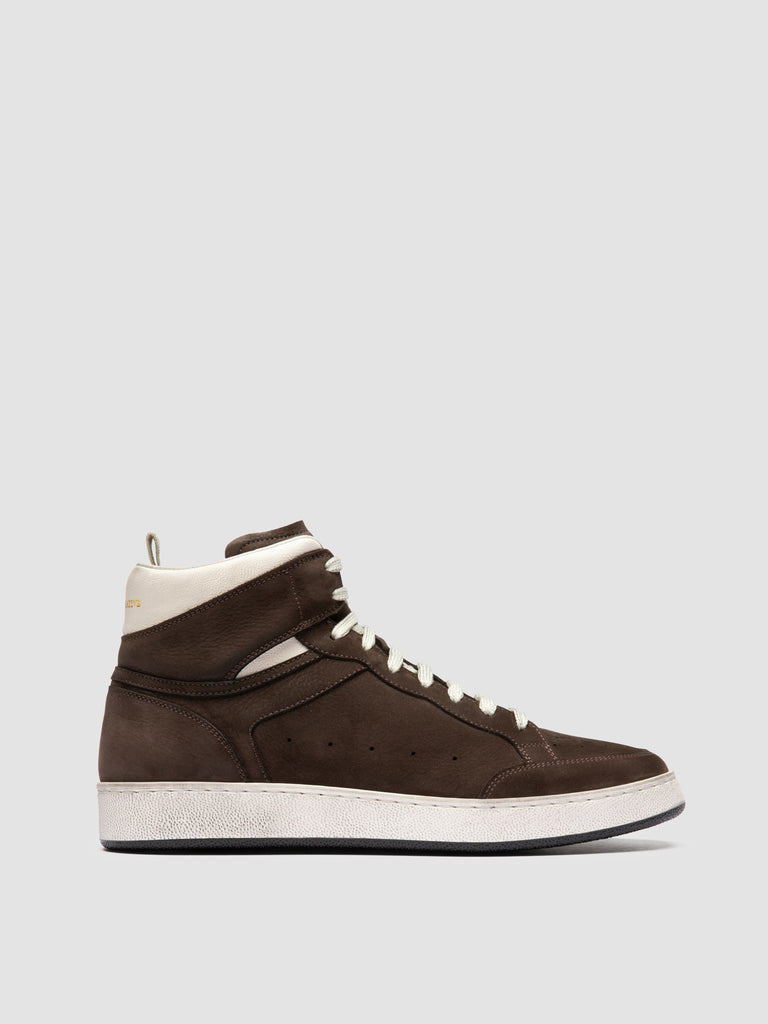 THE ANSWER 004 - Brown Leather and Suede Sneakers