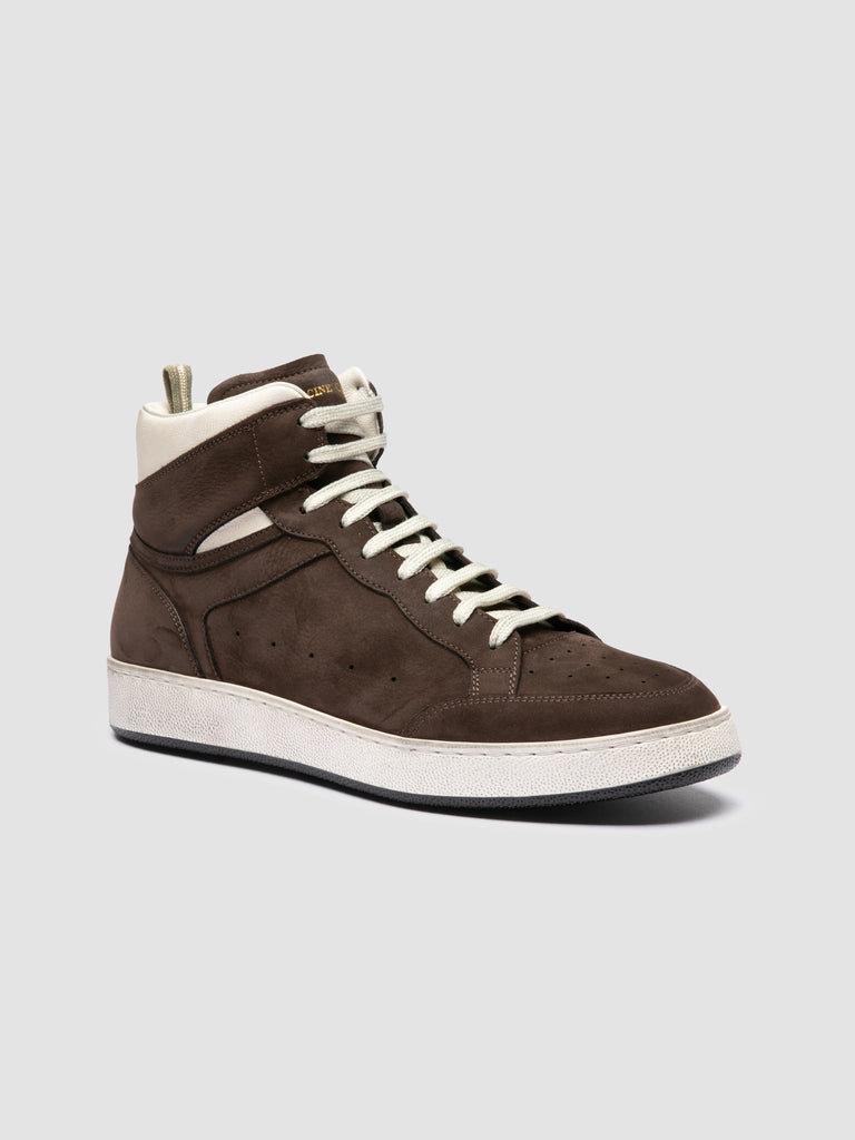 THE ANSWER 004 - Brown Leather and Suede Sneakers