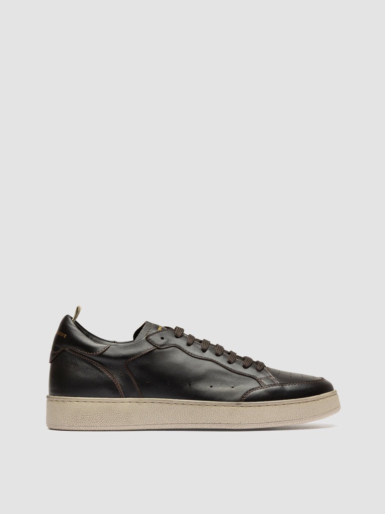 THE ANSWER 005 - Sneaker in Pelle Marrone