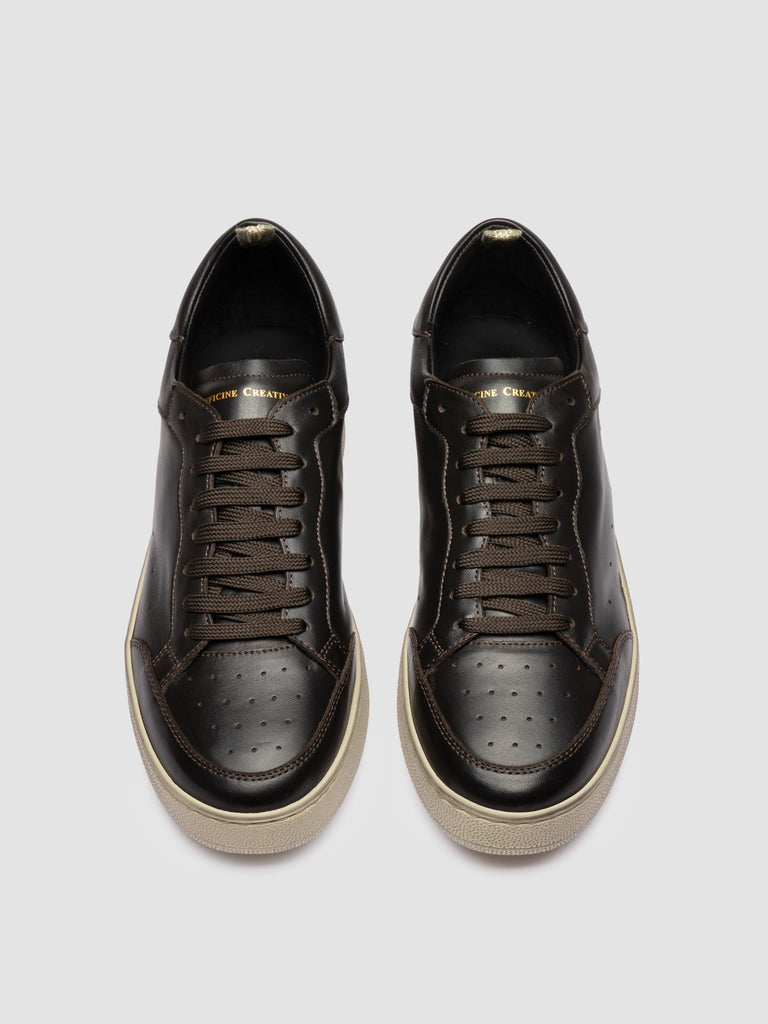 THE ANSWER 005 - Sneaker in Pelle Marrone