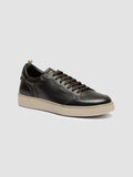 THE ANSWER 005 - Brown Leather Sneakers - thumb image 3,side view