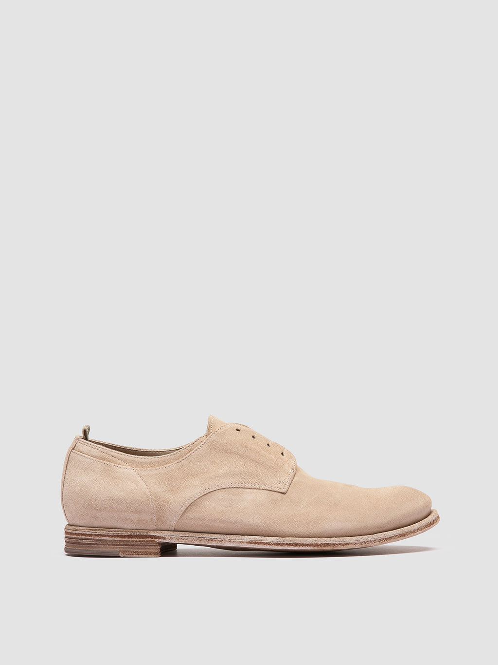 ARCHIVE 500 - Derby in Pelle Scamosciata Beige