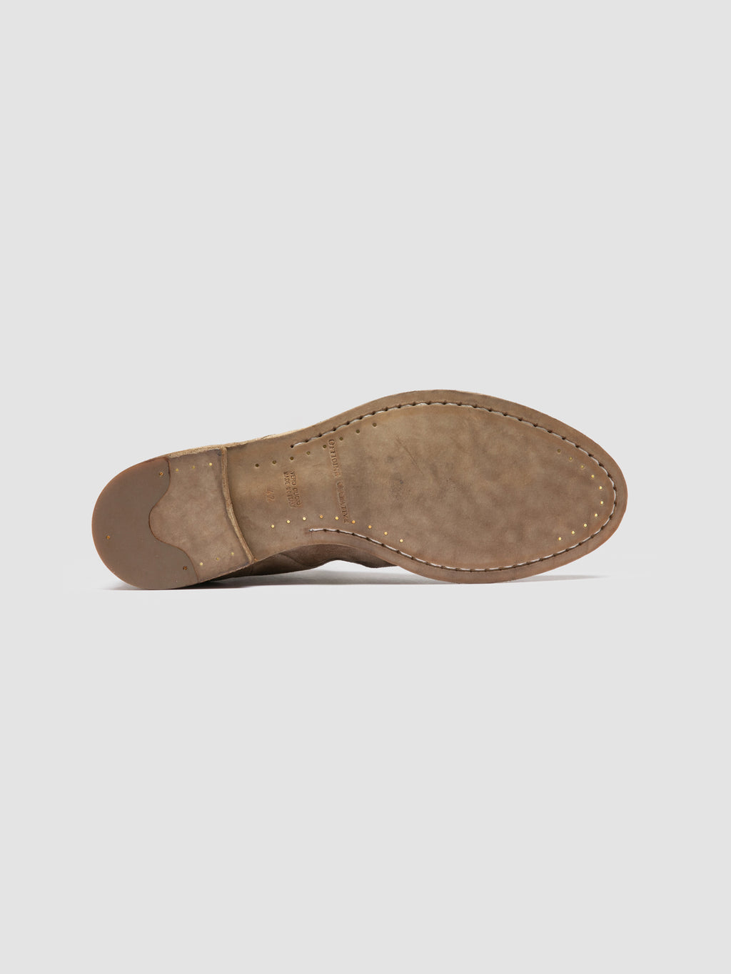 ARCHIVE 513 - Stivali Stringati in Pelle Scamosciata Tortora