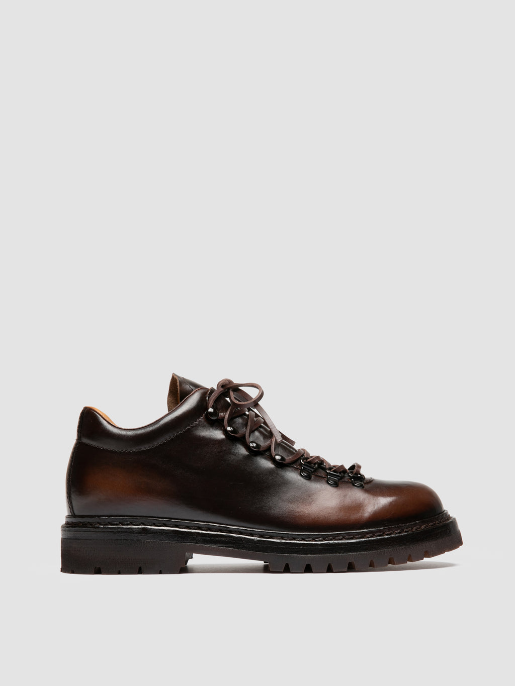 ARTIK FLEXI 002 - Brown Leather Lace Up Boots - image 1,side view
