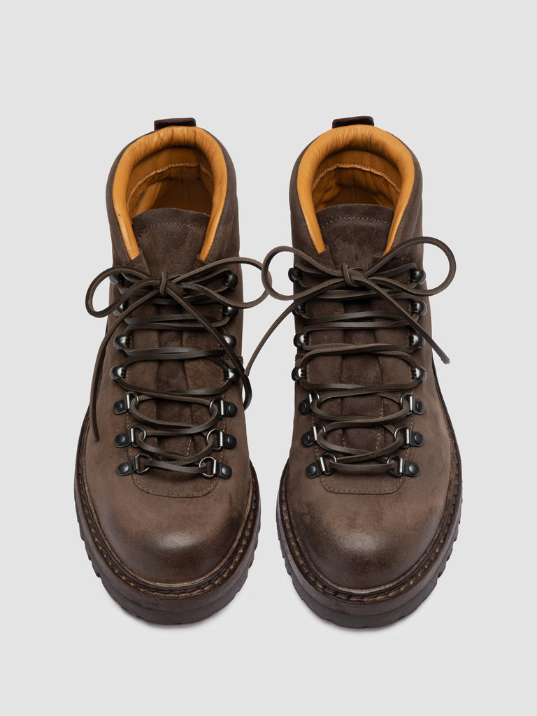 ARTIK FLEXI 002 - Brown Suede Lace Up Boots