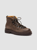 ARTIK FLEXI 002 - Brown Suede Lace Up Boots - thumb image 3,side view