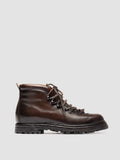 ARTIK 001 - Stivali Stringati in Pelle Marrone - thumb image 1,side view