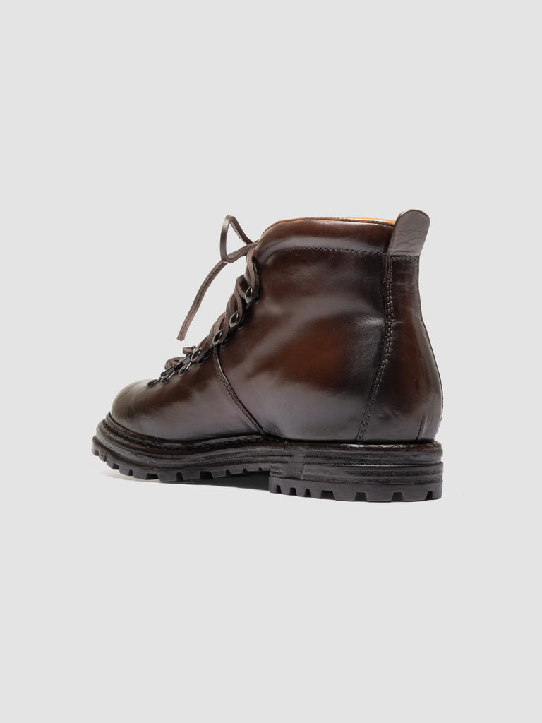 ARTIK 001 - Brown Leather Lace Up Boots