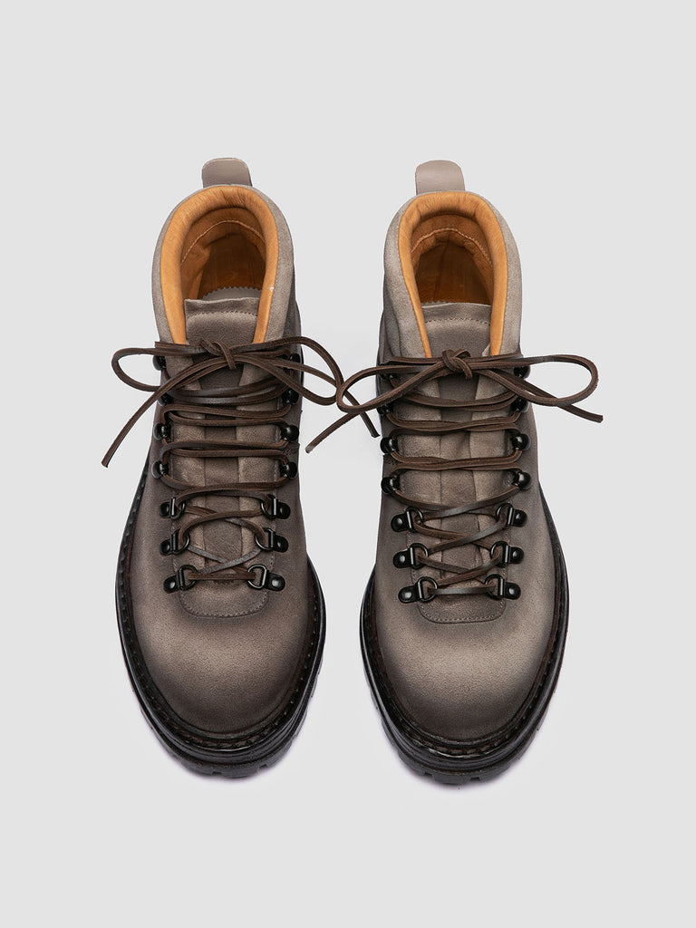 ARTIK 001 - Taupe Suede Lace Up Boots