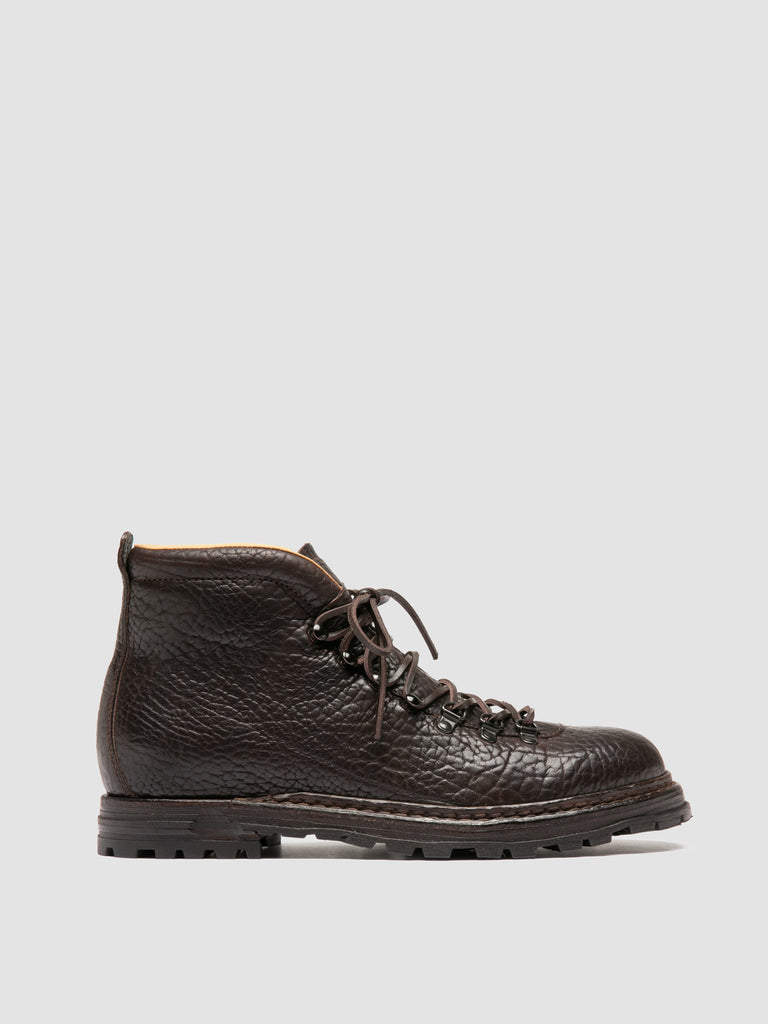 ARTIK 001 - Stivali Stringati in Pelle Marrone