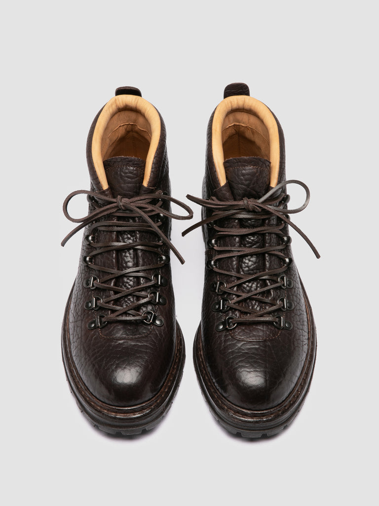 ARTIK 001 - Stivali Stringati in Pelle Marrone