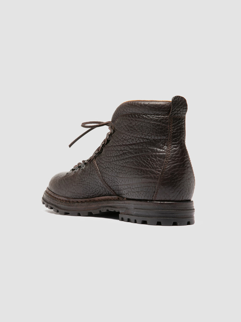 ARTIK 001 - Stivali Stringati in Pelle Marrone