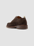 ASTON FLEXI 001 - Scarpe Derby in Pelle Scamosciata Marrone - thumb image 4,side view