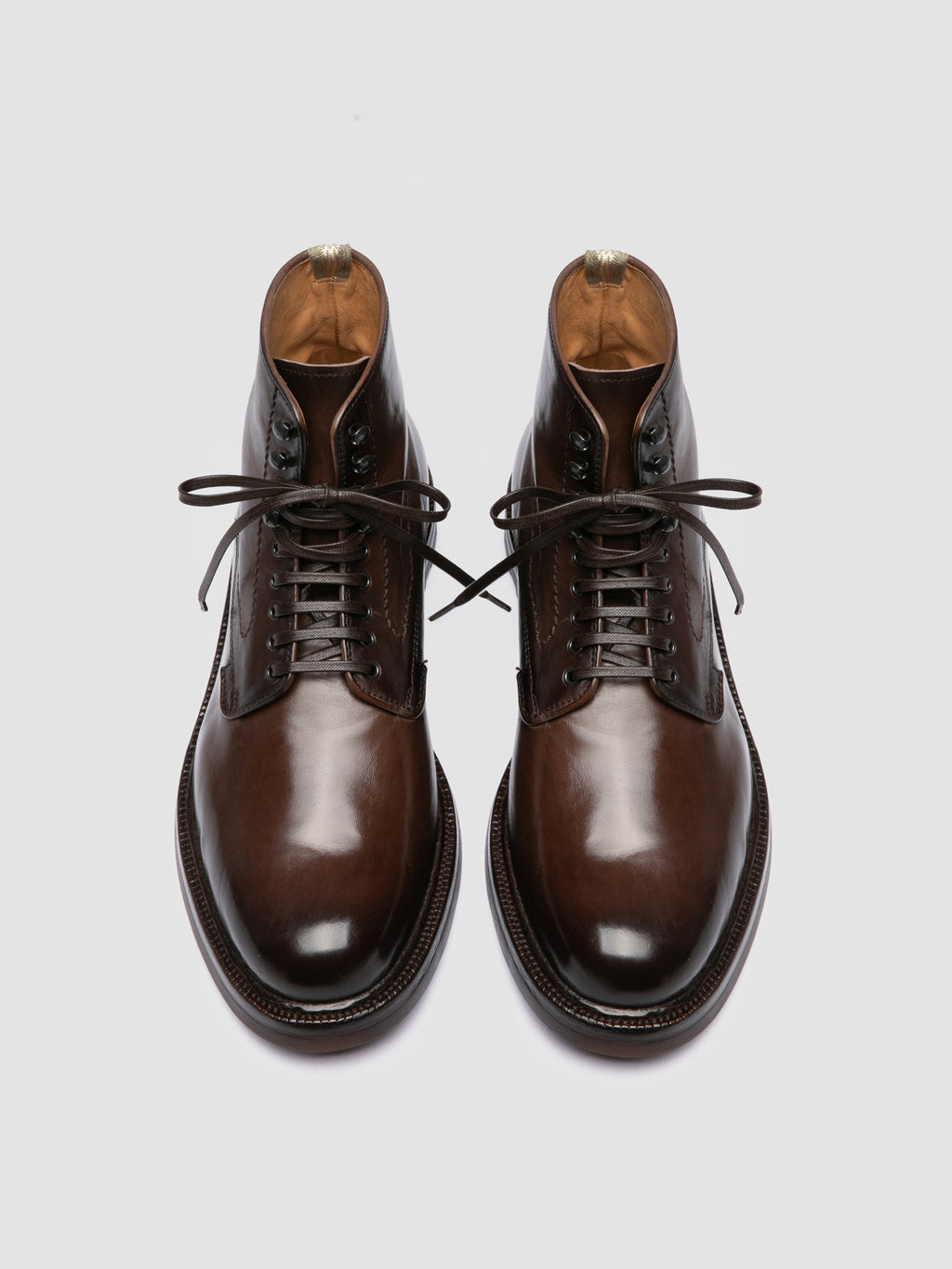 ASTON FLEXI 003 - Brown Lace-up Boots - image 2,side view